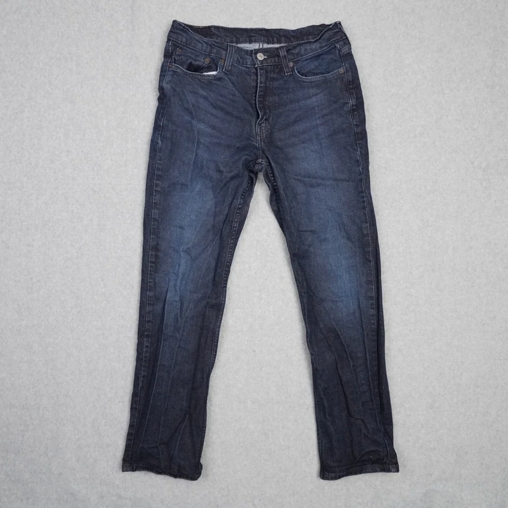 Levi's 514 Jeans Mens 30x30 Blue Straight Fit Medium Wash Faded Denim